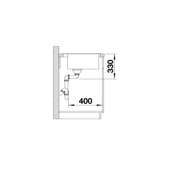 Кухонная мойка Blanco NAYA 6 тёмная скала 519639
