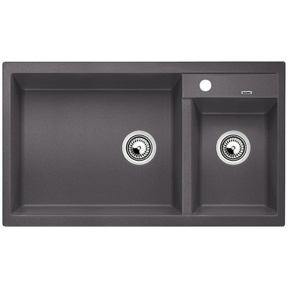 Кухонная мойка Blanco METRA 9 чаша слева тёмная скала 518886