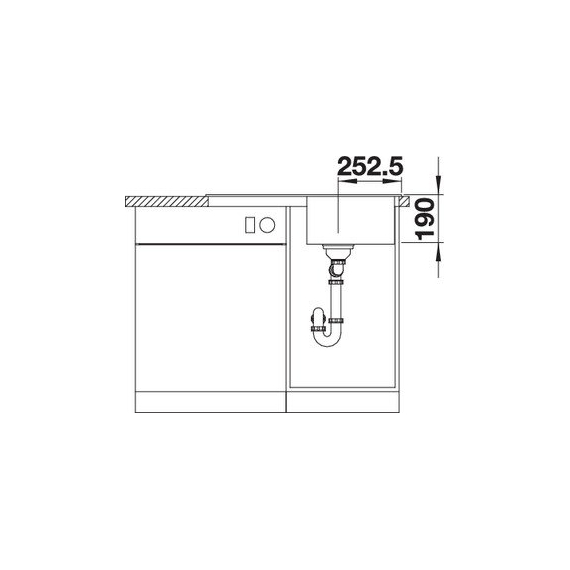 Кухонная мойка Blanco LEGRA 45 S вулканический серый 527268