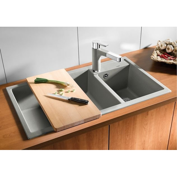 Кухонная мойка Blanco METRA 9 чаша слева нежно белый 527121