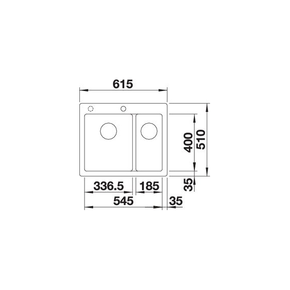 Кухонная мойка Blanco PLEON 6 Split вулканический серый 527322