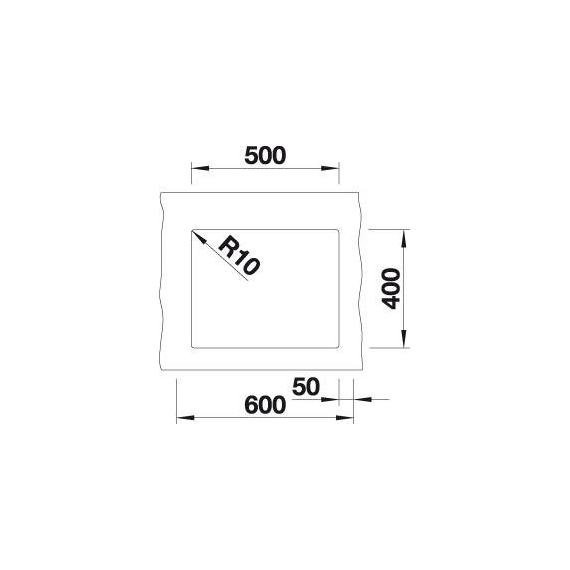 Кухонная мойка Blanco SUBLINE 500-U вулканический серый 527353
