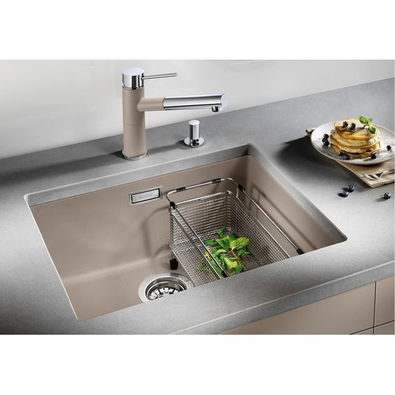 Кухонная мойка Blanco SUBLINE 500-U нежно белый 527170