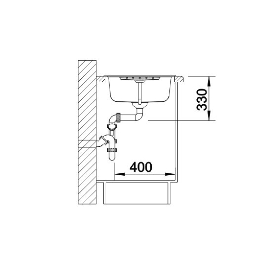 Кухонная мойка Blanco ZIA 45 S нежно белый 527200