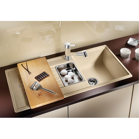 Кухонная мойка Blanco ZIA 6 S нежно белый 527207