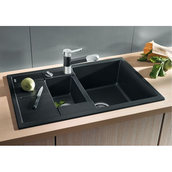 Кухонная мойка Blanco METRA 6 S Compact тёмная скала 518876
