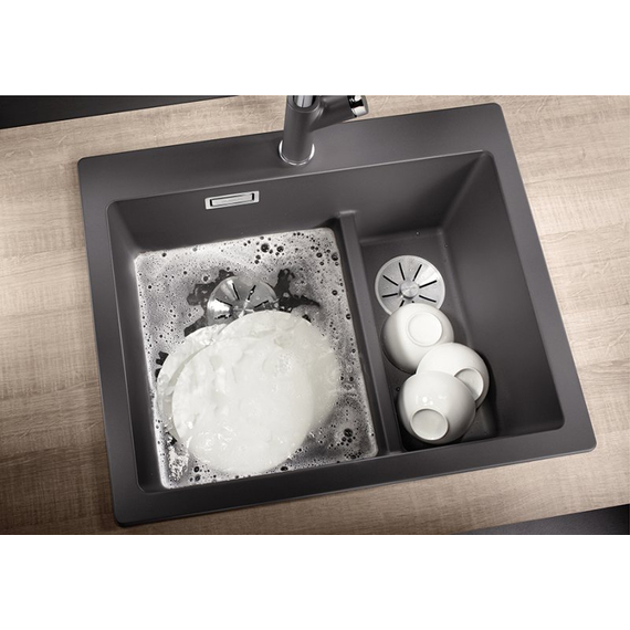 Кухонная мойка Blanco PLEON 6 Split серый беж 521696