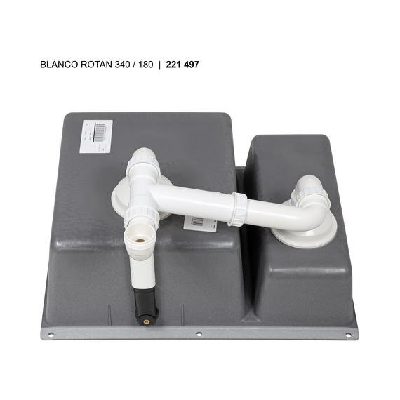 Кухонная мойка Blanco ROTAN 340/160-U кофе 521351