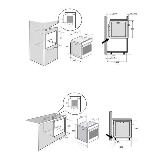 Духовой шкаф электрический Brandt BOP 7537 LX