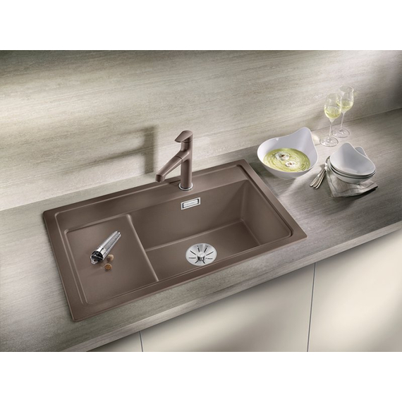 Кухонная мойка Blanco ZENAR XL 6 S Compact вулканический серый (чаша справа) 527368