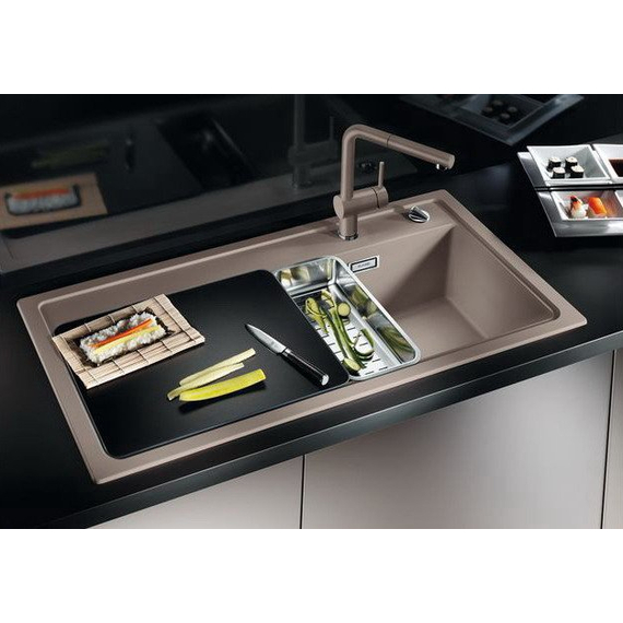 Кухонная мойка Blanco ZENAR XL 6 S (чаша справа) тёмная скала 523965