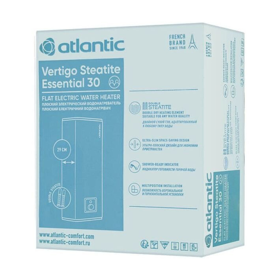 Бойлер Atlantic Vertigo Steatite Essential 30 MP-025 2F 220E-S