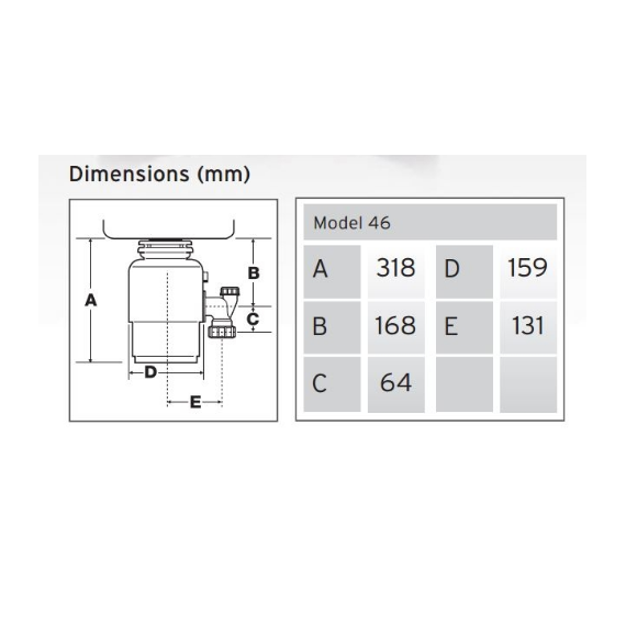 Измельчитель отходов In-Sink-Erator Model 46-2