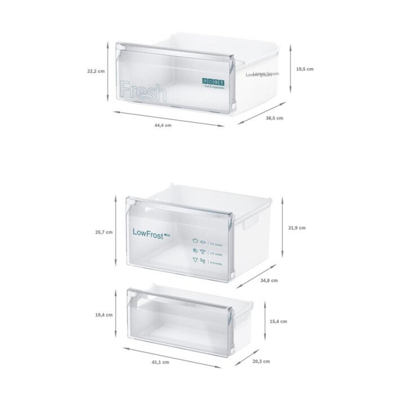 Холодильник встраиваемый Siemens KI87VNS306