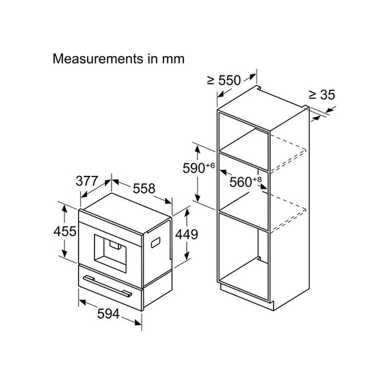 Встраиваемая кофемашина Bosch CTL7181W0