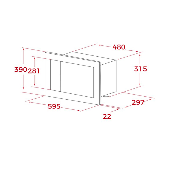 Встроенная микроволновая печь Teka ML 820 BIS BK