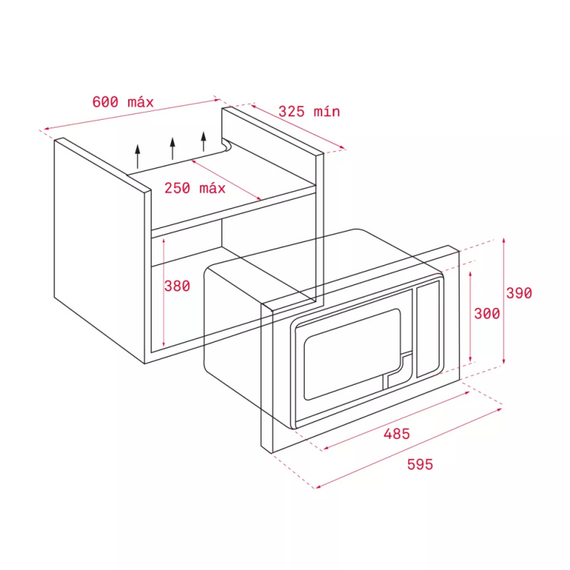 Встроенная микроволновая печь Teka MS 620 BIS
