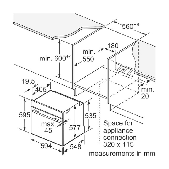 Духовой шкаф пароварка Bosch HSG7361B1