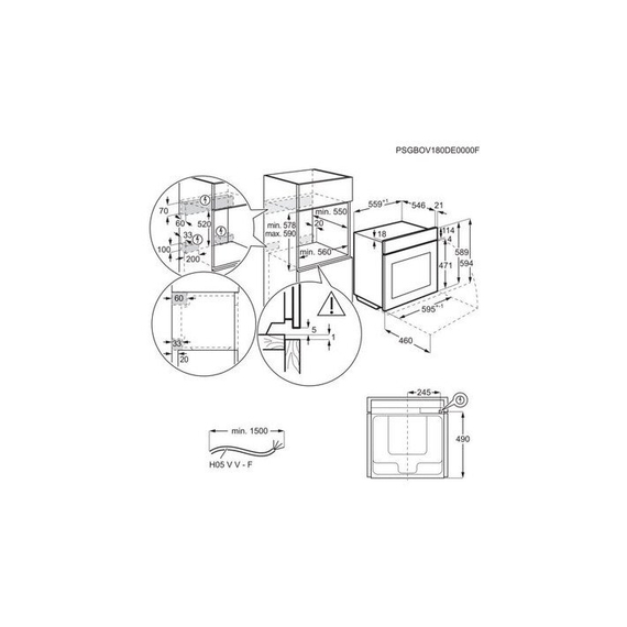 Духовой шкаф электрический Electrolux KOEAP31WT