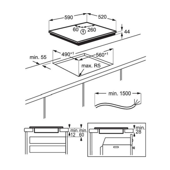 Варочная поверхность электрическая Electrolux CIT61443