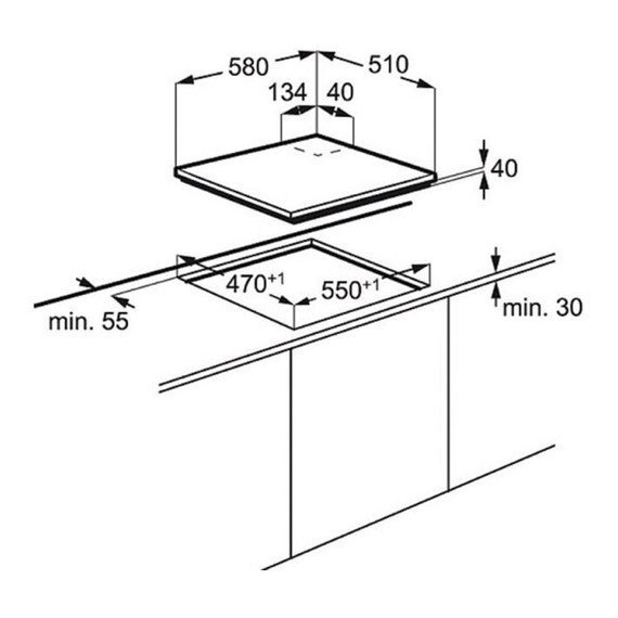 Варочная поверхность электрическая Electrolux EGE6182NOK