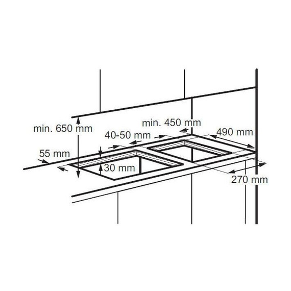 Варочная поверхность газовая Electrolux EGG3322NVX