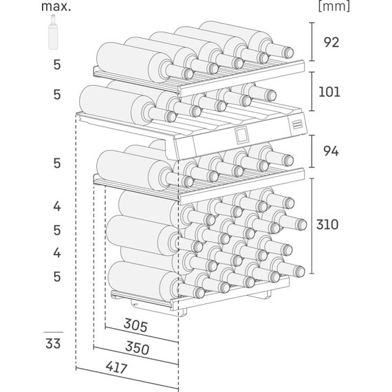 Встраиваемый винный шкаф Liebherr EWTgb 1683