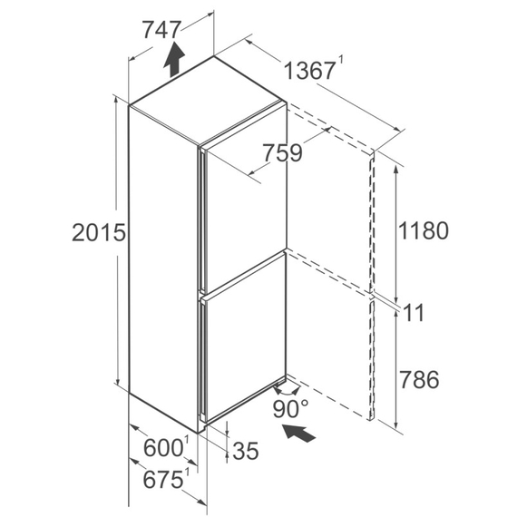 Холодильник Liebherr CNd 7723