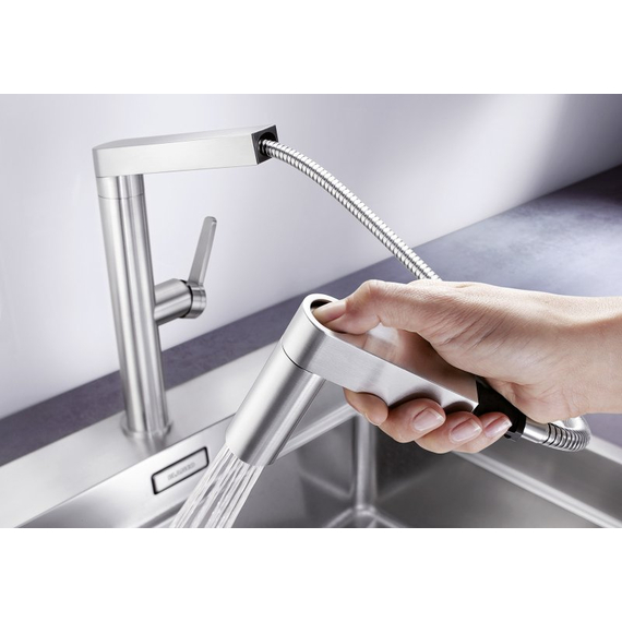 Кухонный смеситель Blanco PANERA-S нерж.сталь 521547