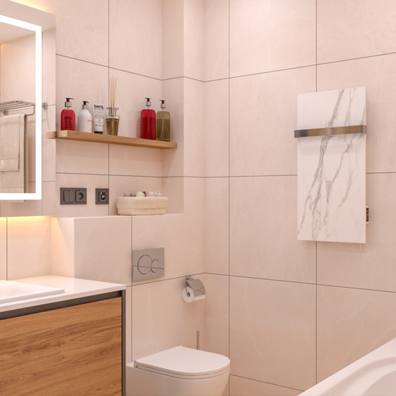 Керамический обогреватель Flyme 400TW белый камень