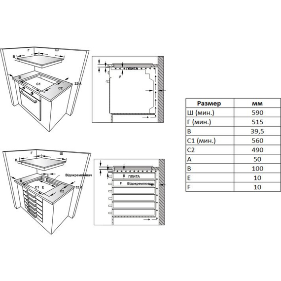 Варочная поверхность газовая VESTEL BH-6124B