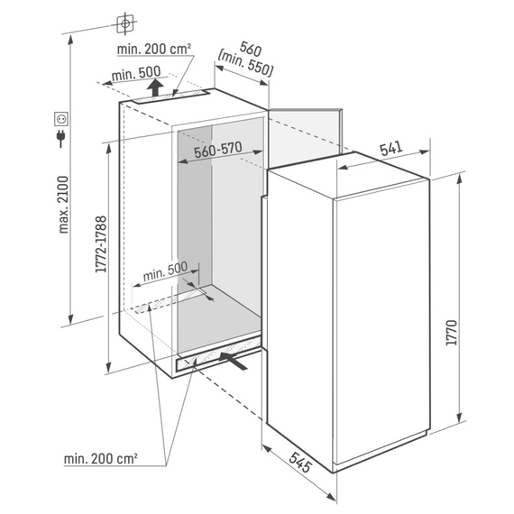 Встраиваемая морозильная камера Liebherr SIFNSe 5128