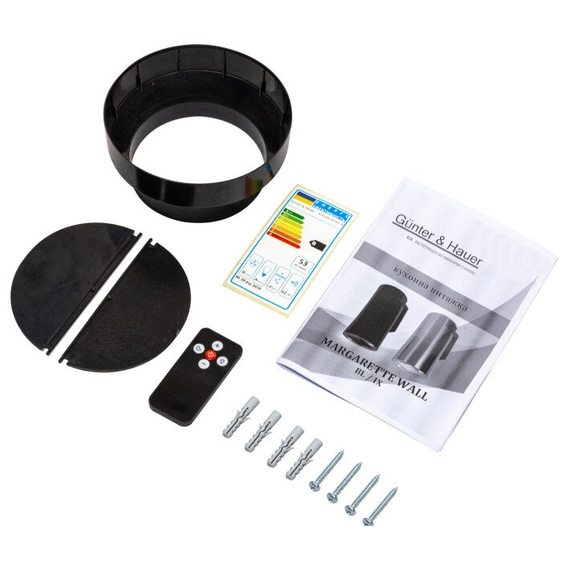 Вытяжка кухонная Gunter & Hauer MARGARETTE WALL BL