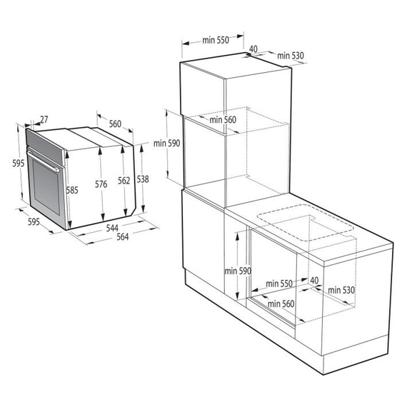 Духовой шкаф электрический Gorenje BPS 6747 A06BG