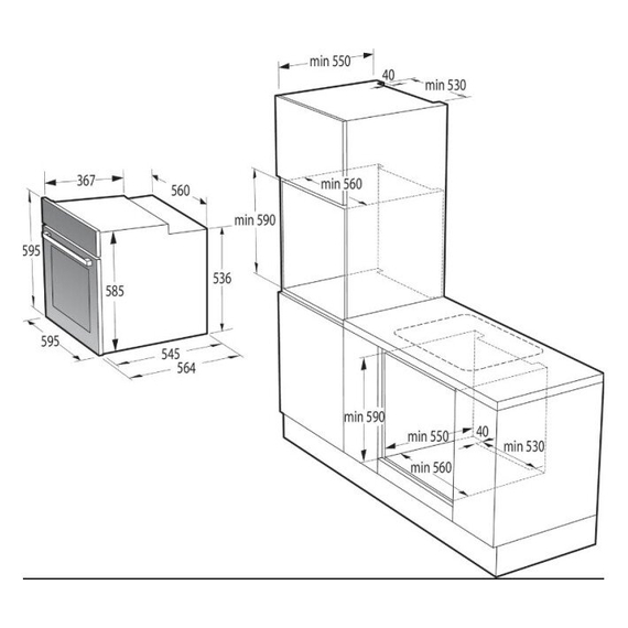 Духовой шкаф электрический Gorenje BPS 6747 A06BG