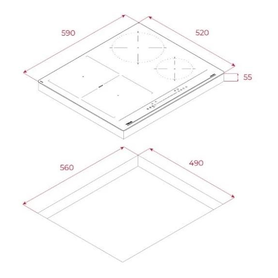 Варочная поверхность электрическая Teka IBF 64200 BK