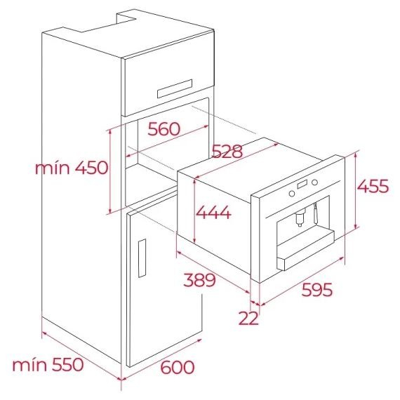 Встраиваемая кофемашина Teka CLC 85 GM
