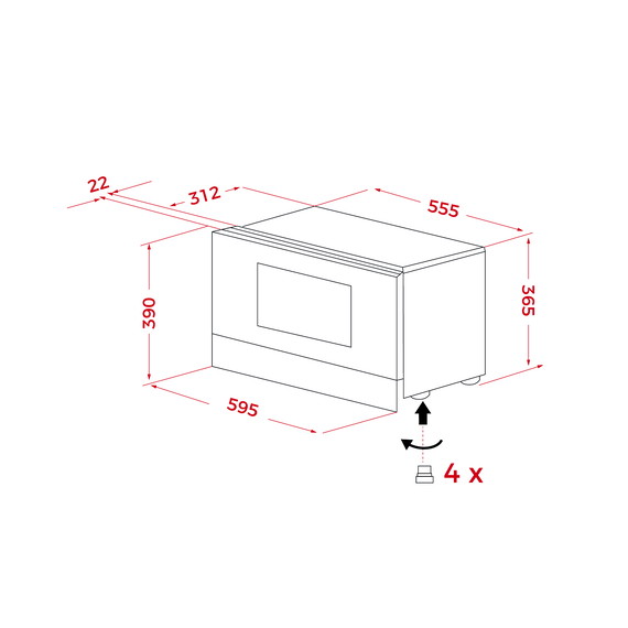 Встроенная микроволновая печь Teka ML 822 BIS