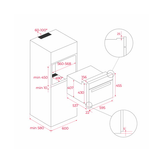 Встроенная микроволновая печь Teka MLC 844 WH