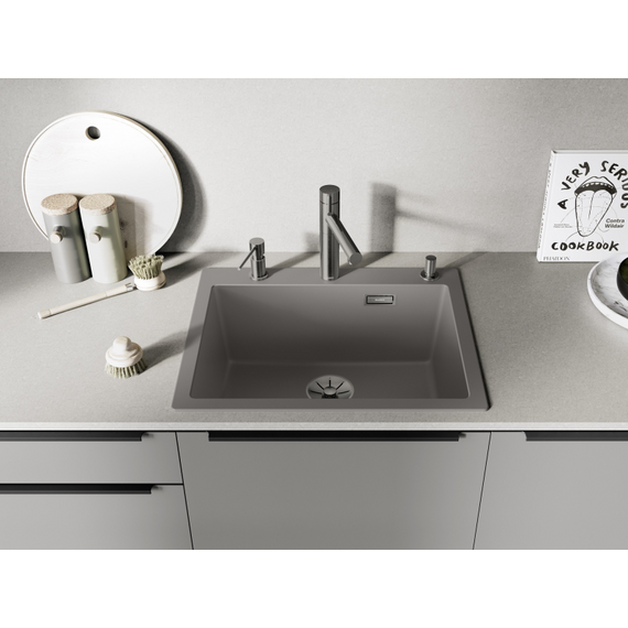 Кухонный смеситель Blanco ALTA II satin dark steel 527540