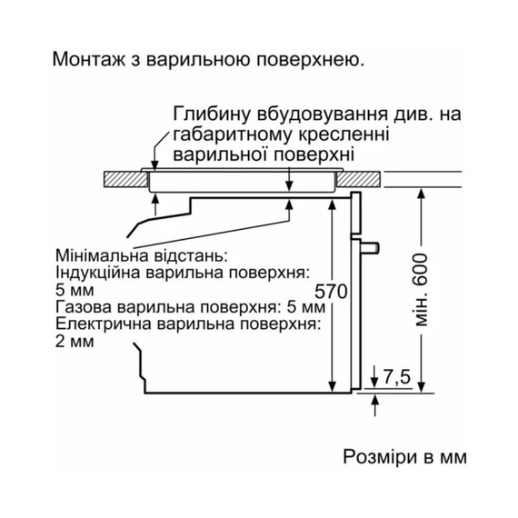 Духовой шкаф электрический Bosch HBG572ES3