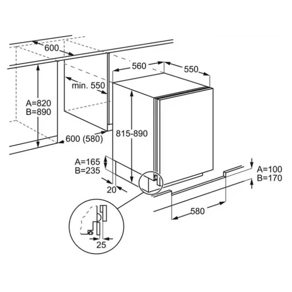 Встраиваемая морозильная камера Electrolux LYB2AE82S