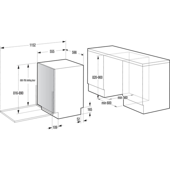Посудомоечная машина Gorenje GV 673 B66