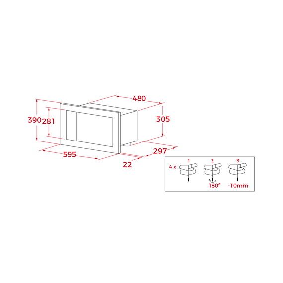 Встроенная микроволновая печь Teka ML 8210 BIS WH
