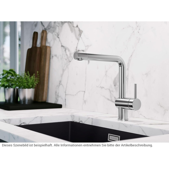 Кухонный смеситель Blanco LINUS PVD steel 526241