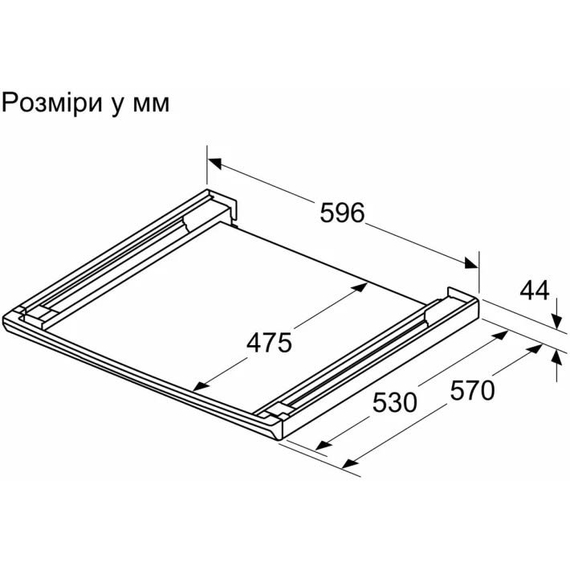 Соединительная планка Bosch WTZ27500