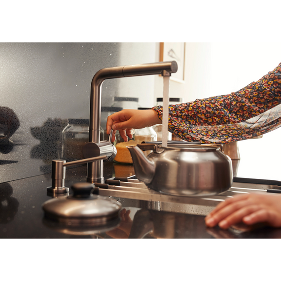 Кухонный смеситель Blanco LINUS-S PVD steel 526242