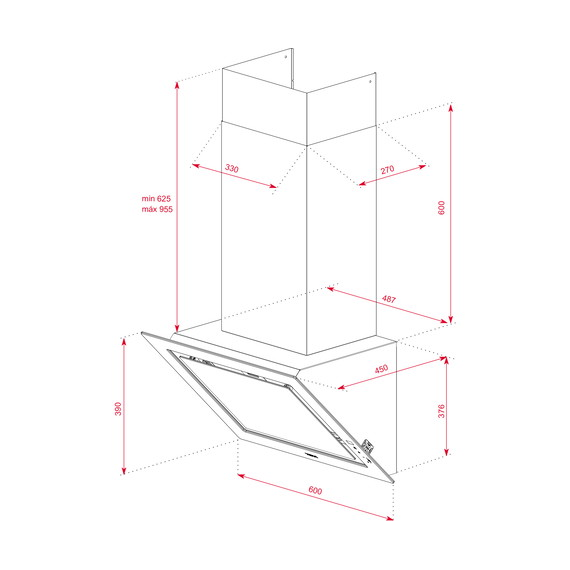 Вытяжка кухонная Teka DLV 68660 SM