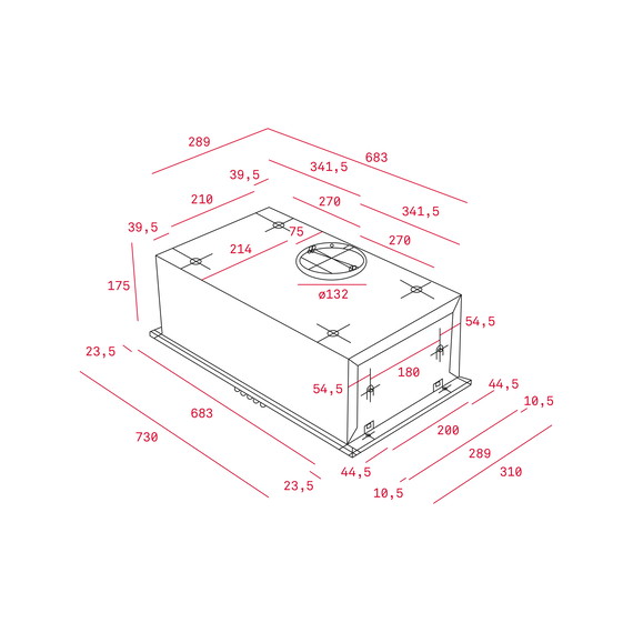 Вытяжка кухонная Teka GFH 73