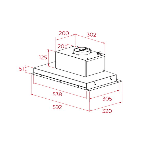 Вытяжка кухонная Teka GFI 63030 IX